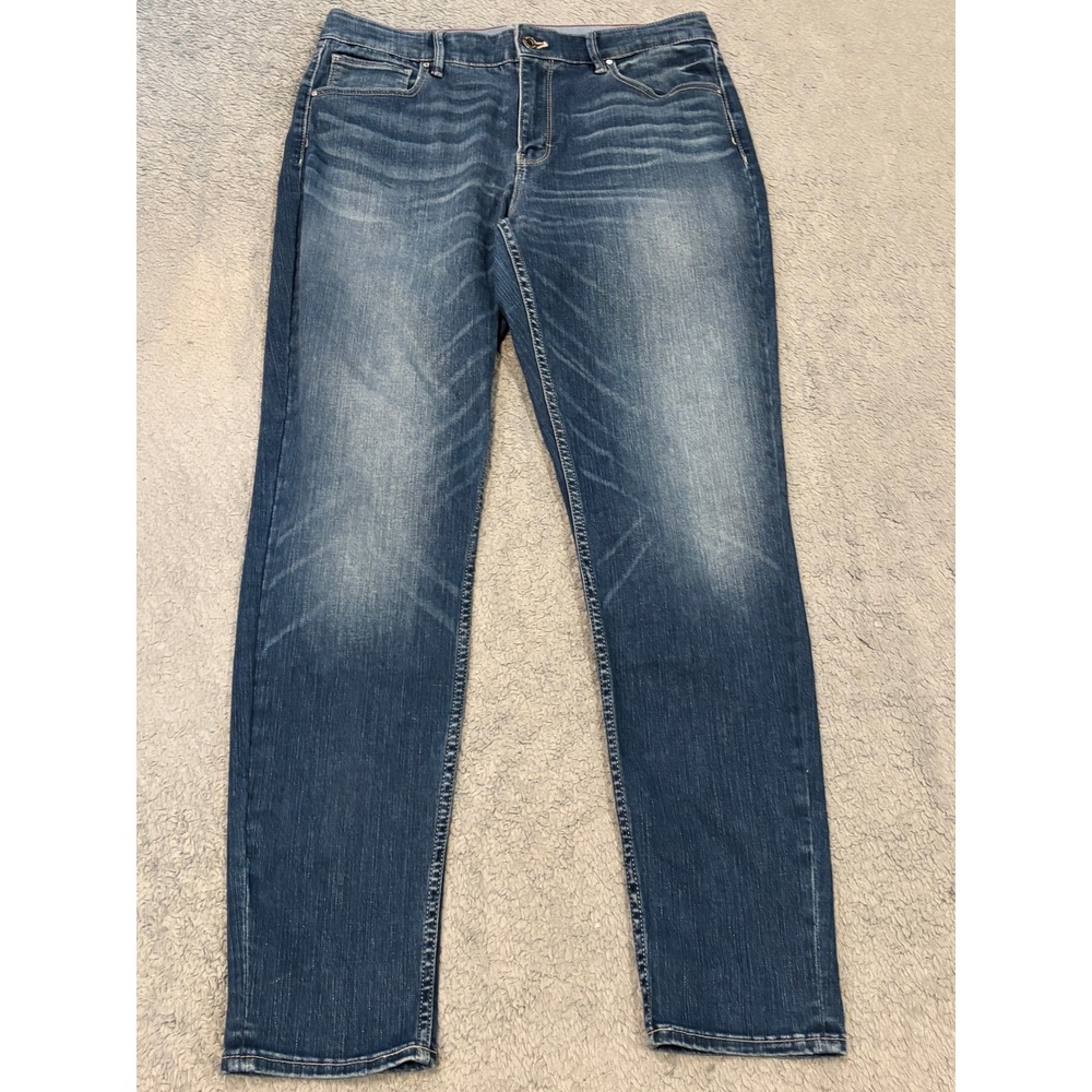 White House Black Market The Skinny Curvy Jeans Size 8 Medium Wash Denim Pants
